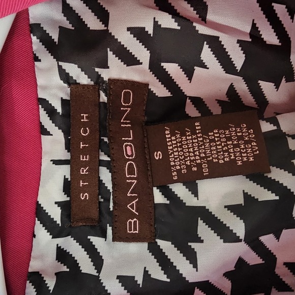 BANDOLINO | FUSCIA TRENCH COAT SIZE SMALL - Picture 3 of 4